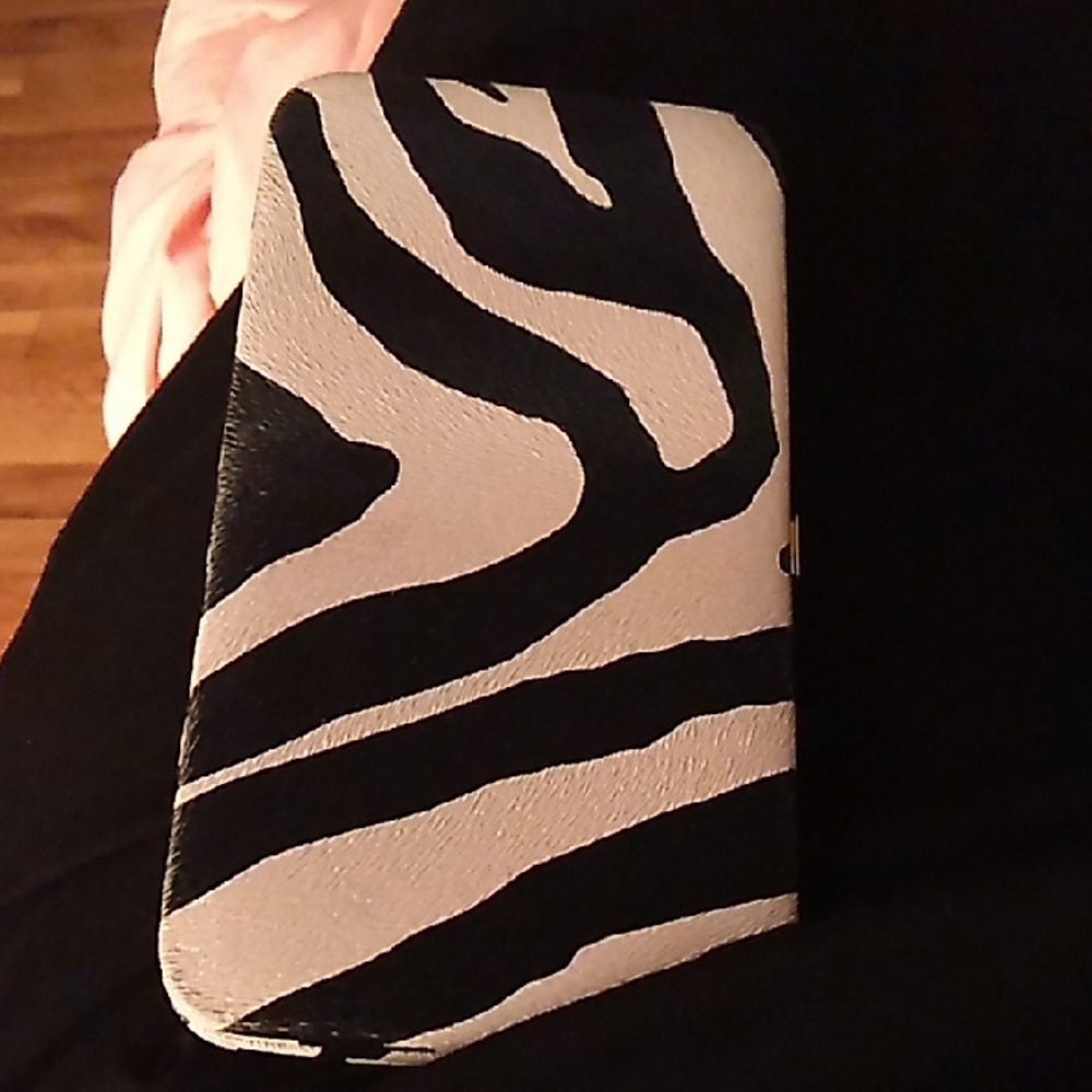Payless Black and White Zebra Print Wallet